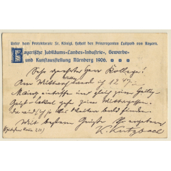 Nürnberg Jubiläums Landes Ausstellung 1906 (Vintage Postal Stationery)