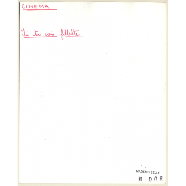 Roger Vadim & JoAnna Cameron - Pretty Maids All In A Row (Vintage Photo 1971)