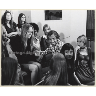 Roger Vadim, Margaret Markov & Amée Eccles - Pretty Maids All In A Row (Vintage Photo 1971)