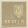Brno / Czech Republic: Hotel Meteor (Vintage Luggage Label)