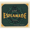 Prague / Czech Republic: Hotel Esplanade - Praha (Vintage Luggage Label)