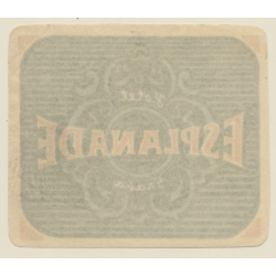 Prague / Czech Republic: Hotel Esplanade - Praha (Vintage Luggage Label)