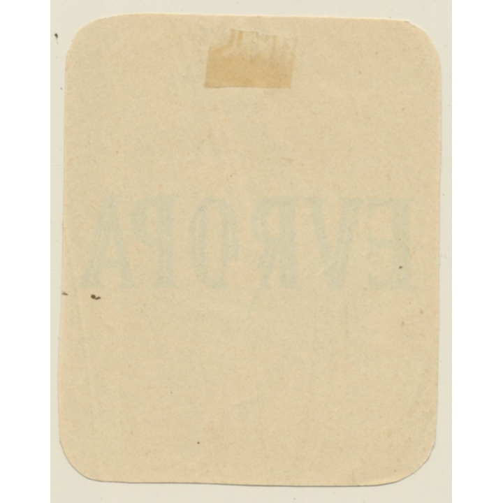 Prague / Czech Republic: Hotel Europa - Praha (Vintage Luggage Label)