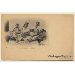 Algeria: Types Algériens - Femmes Mauresque / Ethnic - Risqué (Vintage PC 1900s)