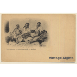 Algeria: Types Algériens - Femmes Mauresque / Ethnic - Risqué (Vintage PC 1900s)