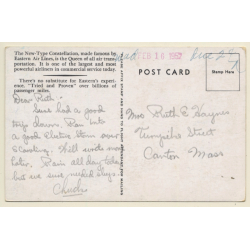 Eastern Air Lines: New Type Constellation / Aviation (Vintage PC 1957