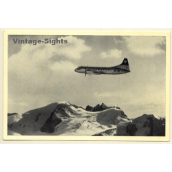 Swissair: Convair Liner / Aviation (Vintage PC 1950s/1960s)