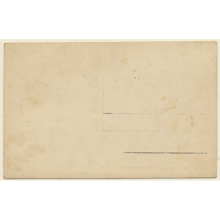 2 Young Girls On Bench With 3 German Shepherd Dogs (Vintage RPPC ~1920s/1930s)