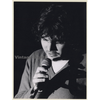 Daniel Balavoine On Stage*3 / Close-up (Vintage Press Photo 1970s/1980s)