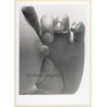 Artistic Nude Study: Close-up Of Boob (Vintage Photo France B/W ~1980s)