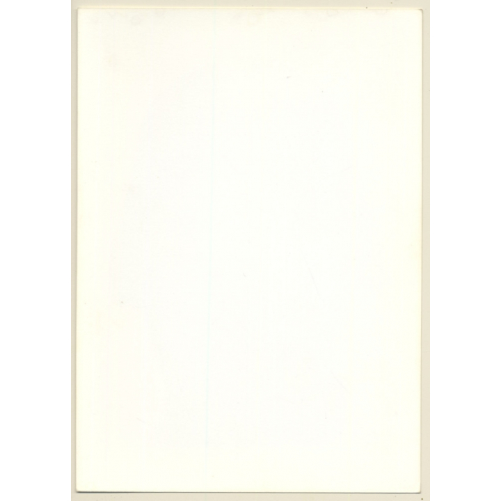 Artistic Nude Study: Slim Blonde Kneeling*2 / Back (Vintage Photo France B/W ~1980s)