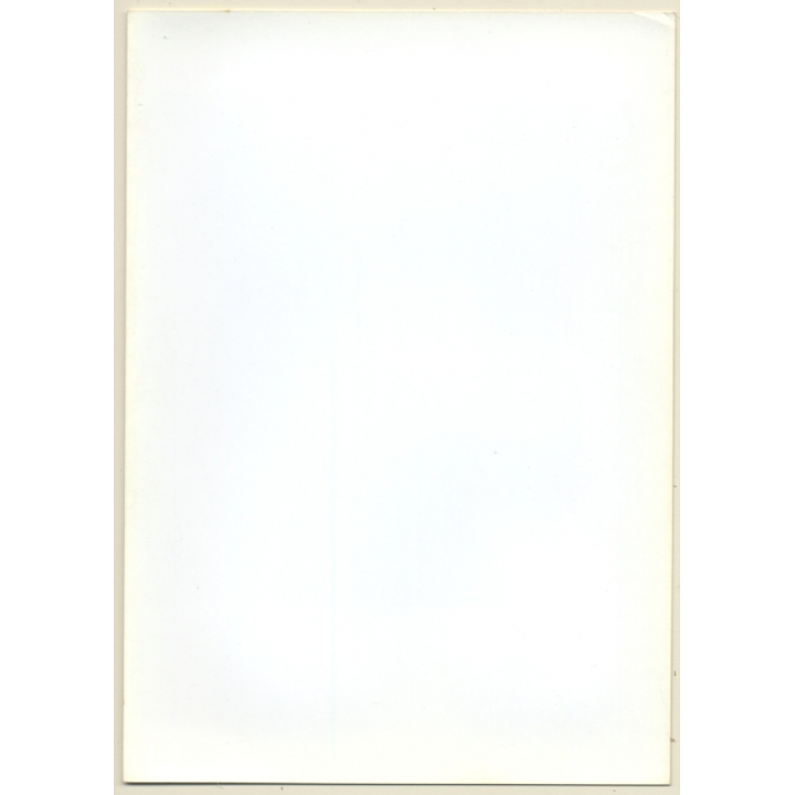 Artistic Nude Study: Longhaired Blonde On Plexiglass Table*2 (Vintage Photo France B/W ~1980s)