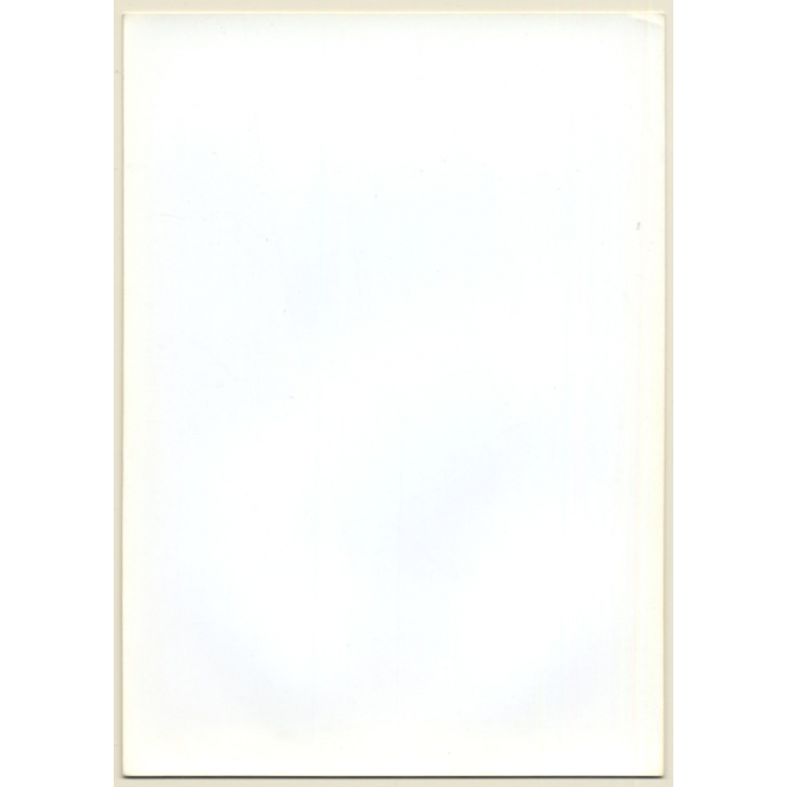 Artistic Nude Study: Longhaired Blonde On Plexiglass Table*3 (Vintage Photo France B/W ~1980s)