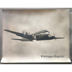 Sabena OO-AWA In Flight / Douglas DC-6 - Aviation (Large Vintage Photo ~1950s/1960s)
