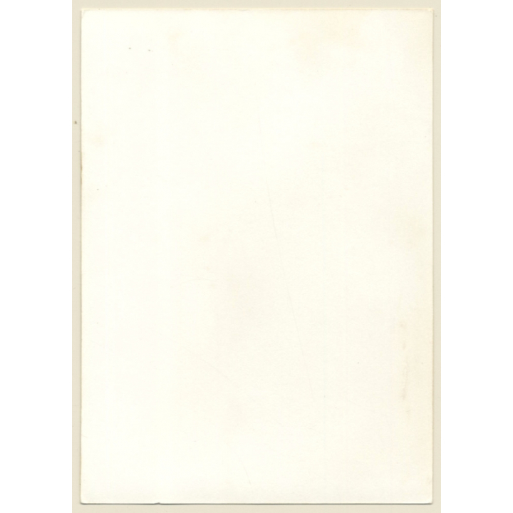 Slim Blonde Nude With Corn Flower (Vintage Photo GDR ~1970s/1980s)