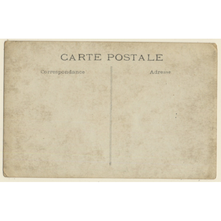 Family Outing In Horse Carriage With Double Team (Vintage RPPC ~1910s/1920s)