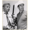 Flight Of The Phoenix: Hardy Krüger & Roger Vadim (Vintage Press Photo 1965)