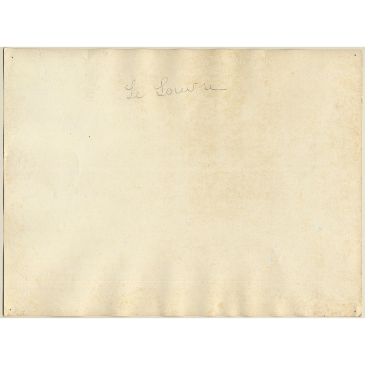 Paris / France: Le Louvre - Facade (Large Vintage Photo ~1940s/1950s)