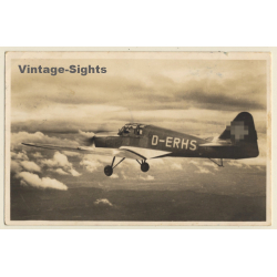 WW2: Klemm Kl 105 Mit Zündapp Motor / Fighter Plane (Vintage RPPC 1941