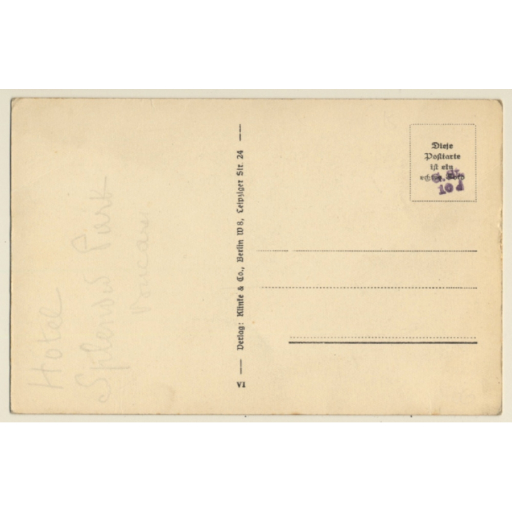 WW2: Bückers Sport und Schulflugzeug Jungmann (Vintage RPPC 1930s/1940s)