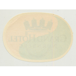 Grand-Hotel Nürnberg / Germany (Vintage Luggage Label)