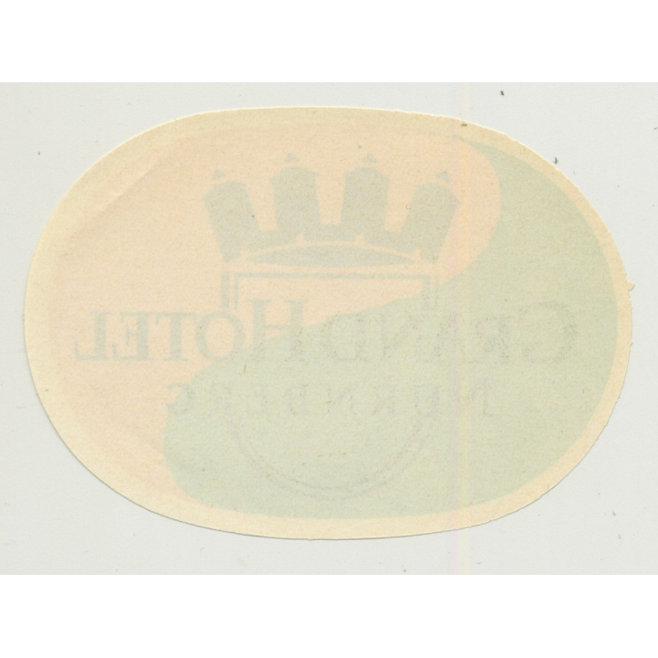 Grand-Hotel Nürnberg / Germany (Vintage Luggage Label)