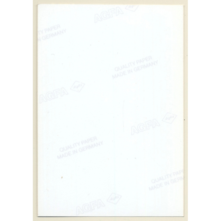 Pretty Slim Semi Nude On Meadow / Flowers - Panties (Vintage Photo ~1990s)