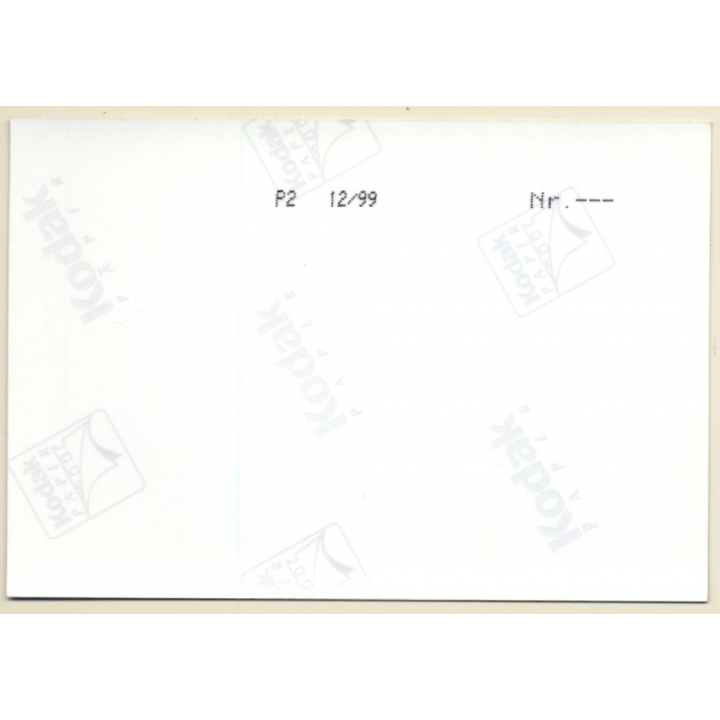 Cheeky Blonde Nude With Black Gloves (Vintage Photo ~1990s)