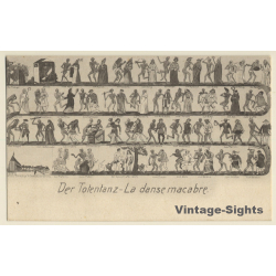 Der Totentanz - Danse Macabre / Death Dance (Vintage PC ~1910s)