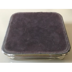 Swan Vestas 'The Smokers Match' Glass Counter Tray (UK ~1940s)