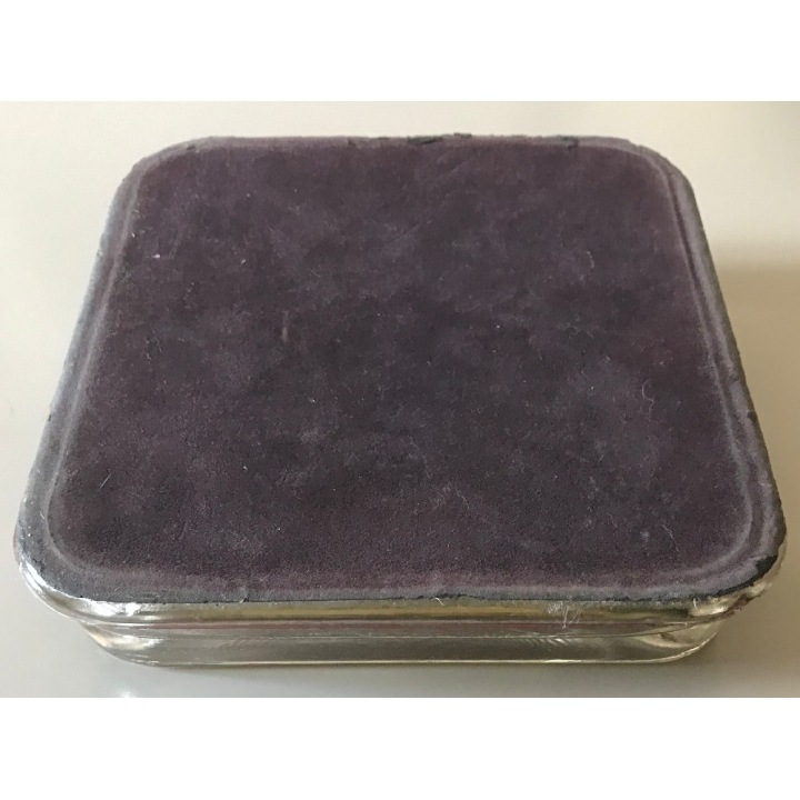 Swan Vestas 'The Smokers Match' Glass Counter Tray (UK ~1940s)