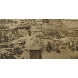 Nienport - Nieuwpoort: Military Shelters In The Dunes WW1 (Vintage RPPC 1910s)