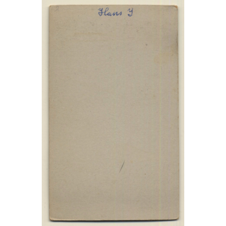 Emil Clausen / Copenhagen: Soldier With Saber - Uniform (Vintage CDV / Carte De Visite ~1900s)