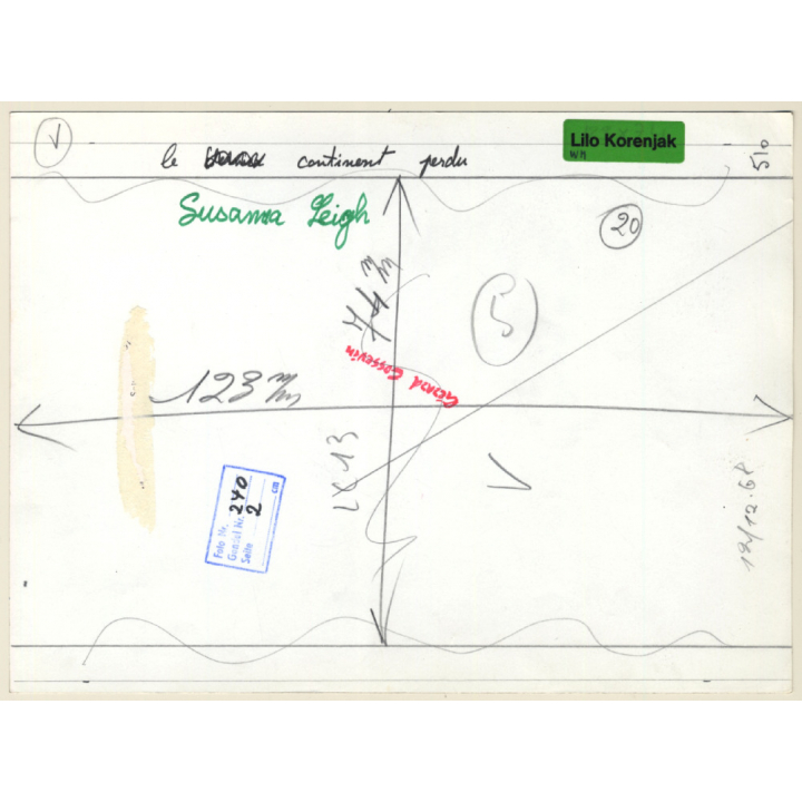 Gérard Cossevin: Susanna Leigh / The Lost Continent (Vintage Movie Still Photo 1968)