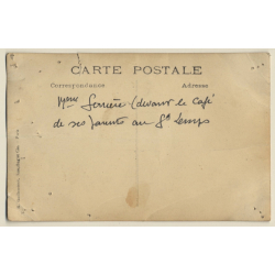 Paris? / France: Cafe Veyron - Guilleminot - Boespflug & Cie (Vintage RPPC ~1900s/1910s)