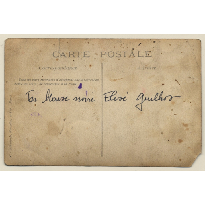 Paris? / France: Brotel Harnacheur - Guilleminot Boespflug & Cie (Vintage RPPC ~1900s/1910s)