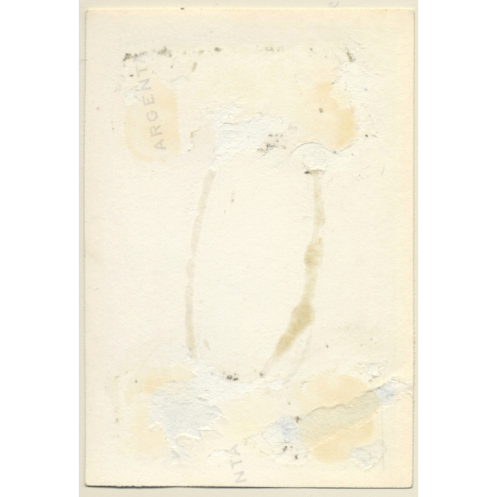 Master Whipping Maid In White Lingerie / Nylons - BDSM (Vintage Photo ~1930s/1940s)