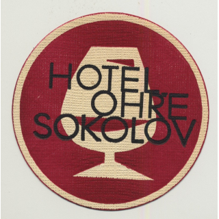 Hotel Ohre - Sokolov / Czech Republic (Vintage Advertisment Coaster / Beermat)