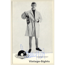 Tommy Kent Autograph / Polydor (Vintage Signed PC ~1960s)
