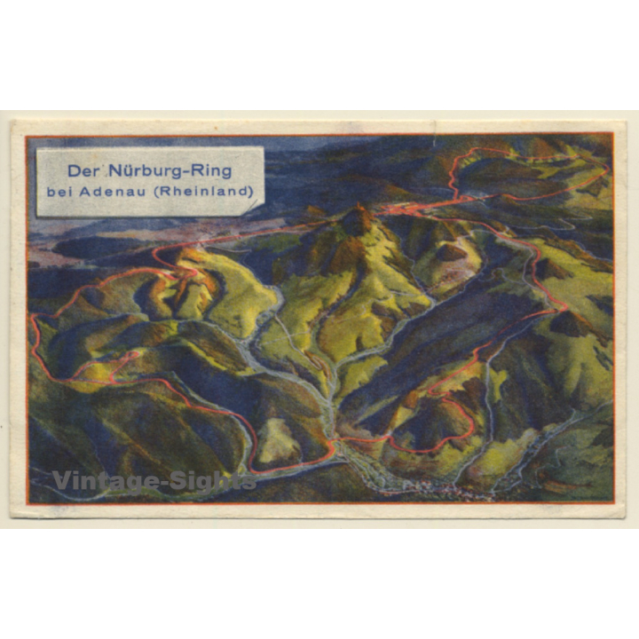 Germany: Der Nürburg-Ring Bei Adenau / Race Track (Vintage PC 1962)