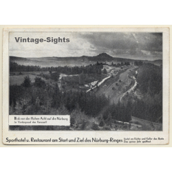 Germany: Nürburg-Ring - Blick Von Der Hohen Acht / Race Track (Vintage PC)