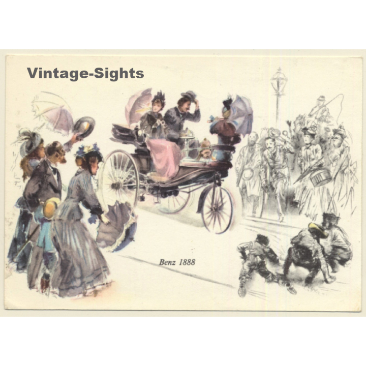 Benz 1888 / Mercedes - Daimler (Vintage Artist PC)
