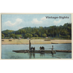 Livland / Latvia: AA Fähre - Ferry - Baltic States (Vintage PC)