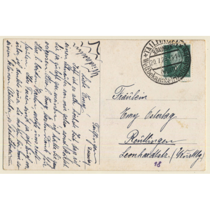 Wappen Der Bleicher, Blau Und Schwarz Färber (Vintage PC 1929)