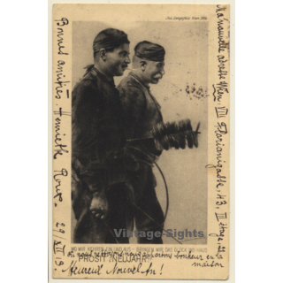 Prosit Neujahr: Schornsteinfeger - Chimney Sweeper (Vintage PC 1913)