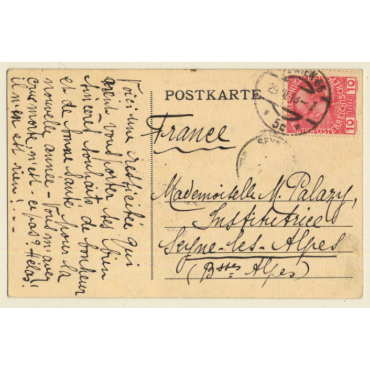 Prosit Neujahr: Schornsteinfeger - Chimney Sweeper (Vintage PC 1913)