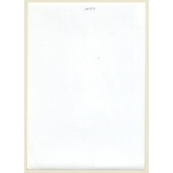 Tall Slim Shorthaired Semi Nude*4 (Vintage Photo GDR 1980s)