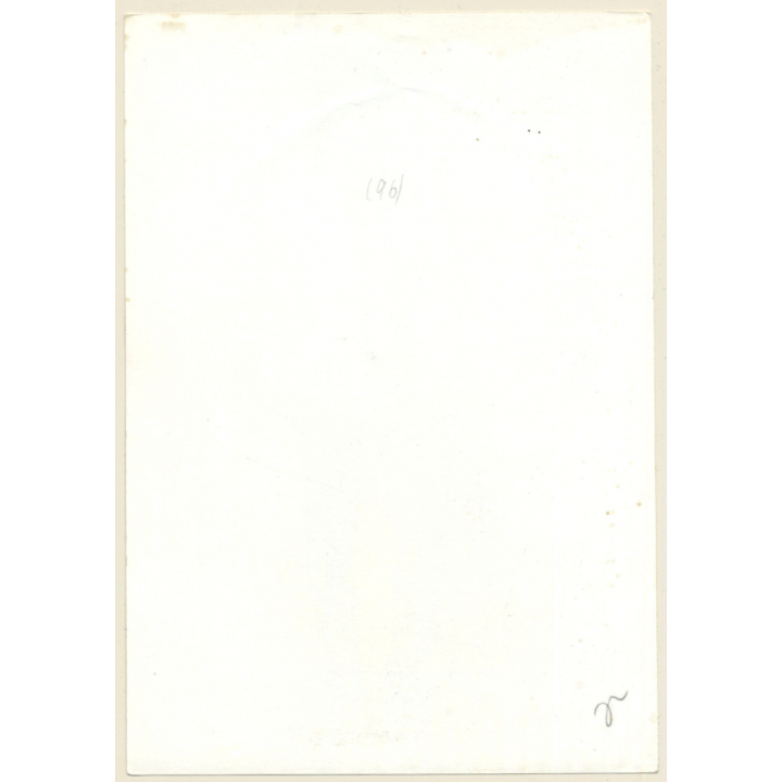 Cheeky Semi Nude Pulls Down Panties / Curtains (Vintage Photo GDR 1980s)