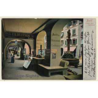 Bern / Switzerland: Ed. Rüetschi Epicerie (Vintage PC 1904)