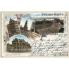 Antverp / Belgium : Theatre Flammand - Maison Charles-Quint (Vintage Litho PC 1897)